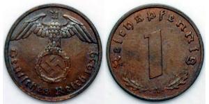 1 Pfennig Troisième Reich (1933-1945) Bronze 