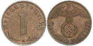 1 Pfennig Germania nazista (1933-1945) Bronzo 