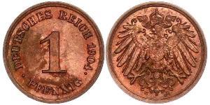 1 Pfennig Alemania Cobre 