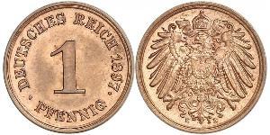 1 Pfennig Alemania Cobre 