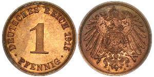 1 Pfennig Alemania Cobre 