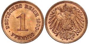 1 Pfennig Alemania Cobre 