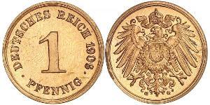 1 Pfennig Alemania Cobre 