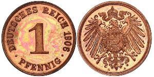 1 Pfennig Alemania Cobre 