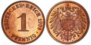 1 Pfennig Alemania Cobre 