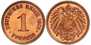 1 Pfennig Alemania Cobre 