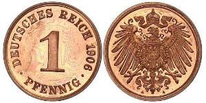 1 Pfennig Alemania Cobre 