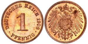 1 Pfennig Alemania Cobre 