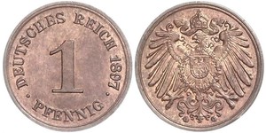 1 Pfennig Alemania Cobre 