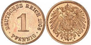 1 Pfennig Alemania Cobre 