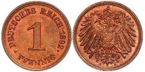 1 Pfennig Alemania Cobre 