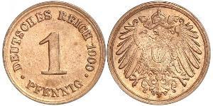 1 Pfennig Alemania Cobre 