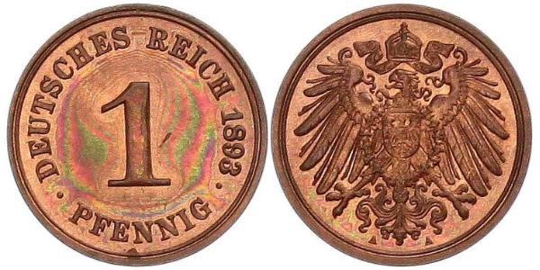 1 Pfennig Alemania Cobre 