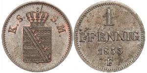 1 Pfennig States of Germany Cobre 