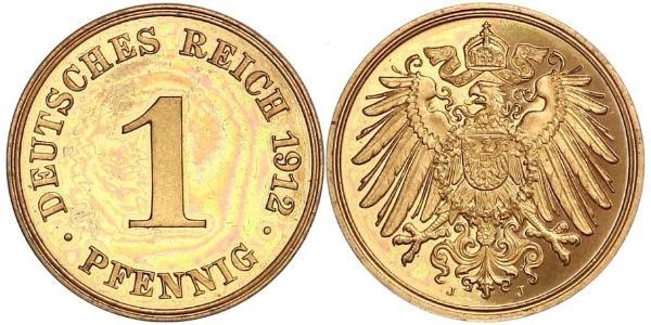 1 Pfennig Germany Copper 
