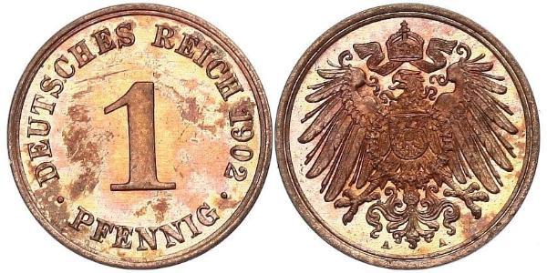 1 Pfennig Germany Copper 