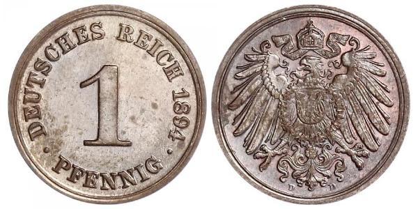 1 Pfennig Germany Copper 