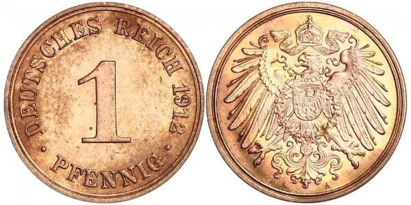 1 Pfennig Germany Copper 