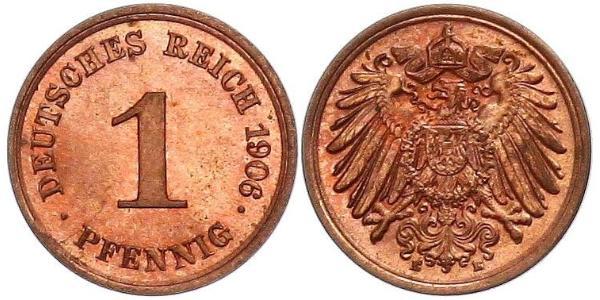 1 Pfennig Germany Copper 
