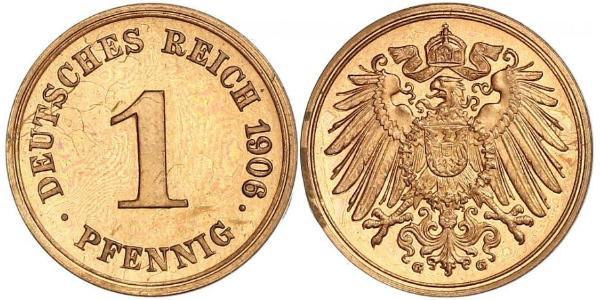 1 Pfennig Germany Copper 