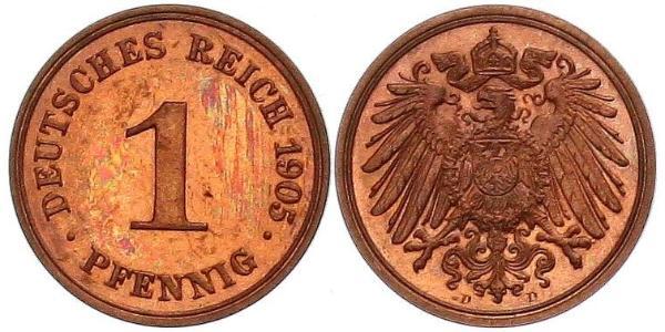 1 Pfennig Germany Copper 