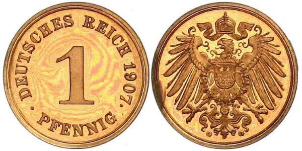 1 Pfennig Germany Copper 