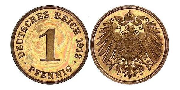 1 Pfennig Germany Copper 
