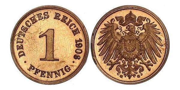 1 Pfennig Germany Copper 