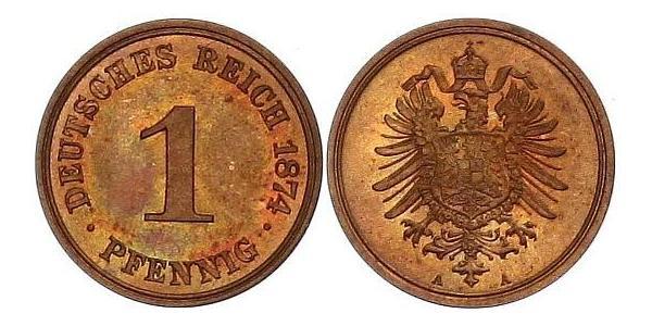 1 Pfennig Germany Copper 