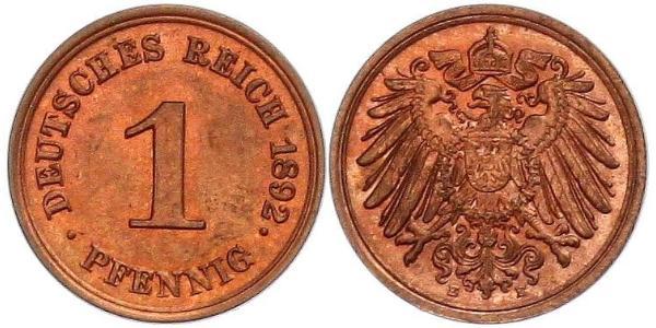 1 Pfennig Germany Copper 