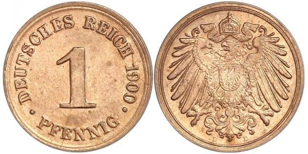 1 Pfennig Germany Copper 