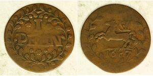 1 Pfennig States of Germany Copper 