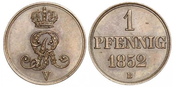 1 Pfennig States of Germany Copper 