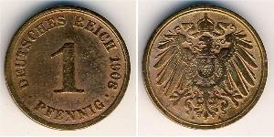 1 Pfennig Allemagne Cuivre 