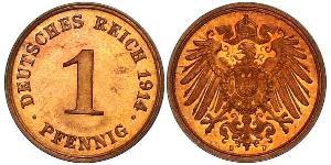 1 Pfennig Allemagne Cuivre 