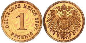 1 Pfennig Allemagne Cuivre 