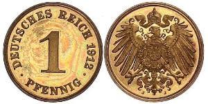 1 Pfennig Allemagne Cuivre 