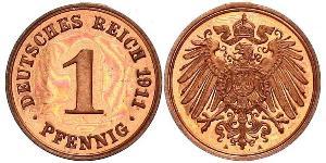 1 Pfennig Allemagne Cuivre 