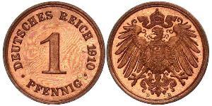 1 Pfennig Allemagne Cuivre 