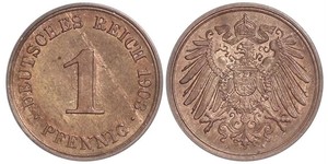 1 Pfennig Allemagne Cuivre 