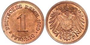 1 Pfennig Allemagne Cuivre 