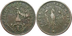 1 Pfennig Ååstenrik Cuivre 