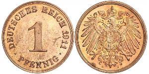 1 Pfennig Deutschland Kupfer 