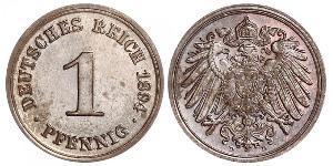 1 Pfennig Deutschland Kupfer 