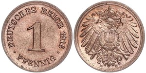 1 Pfennig Deutschland Kupfer 