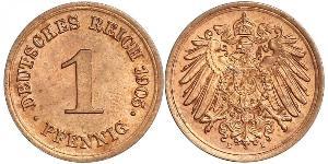 1 Pfennig Deutschland Kupfer 