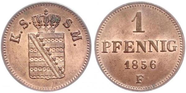 1 Pfennig States of Germany Kupfer 