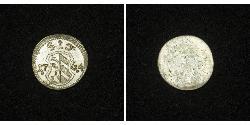 1 Pfennig States of Germany Plata 