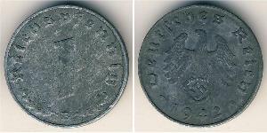 1 Pfennig 納粹德國 (1933 - 1945) Zinc 