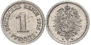 1 Pfennig Deutsches Kaiserreich (1871-1918) / Deutschland  